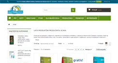 Desktop Screenshot of acana.crazyworldpets.pl